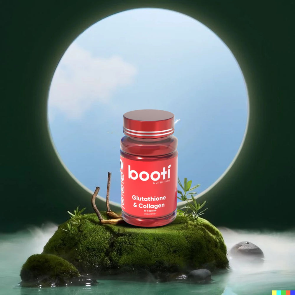 Unlock Your Beauty Potential: Booti Nutrition's Secret Blend of Glutathione, Collagen, and Vitamin C for Skin Whitening, Scar Removal, and Private Parts Whitening